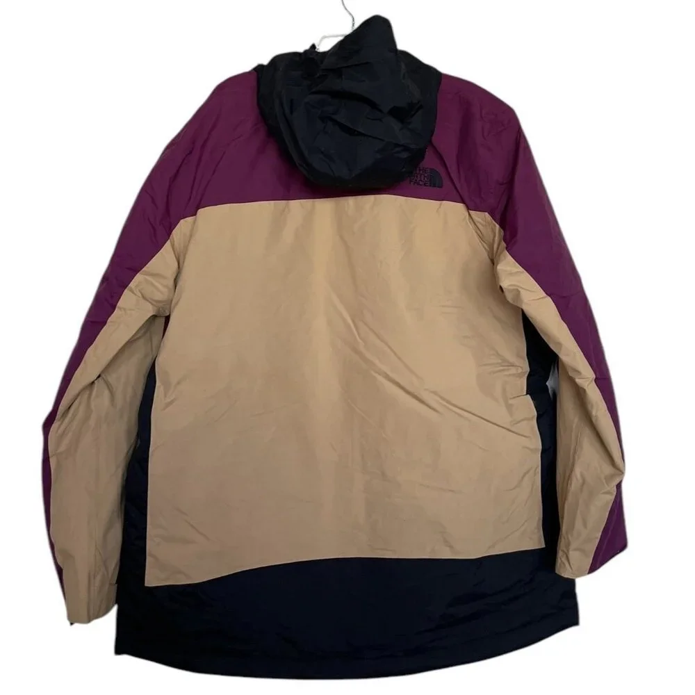 The North Face Ski Jacket Mens‎ Size XXL Colorblock Snowboarding Hooded Coat